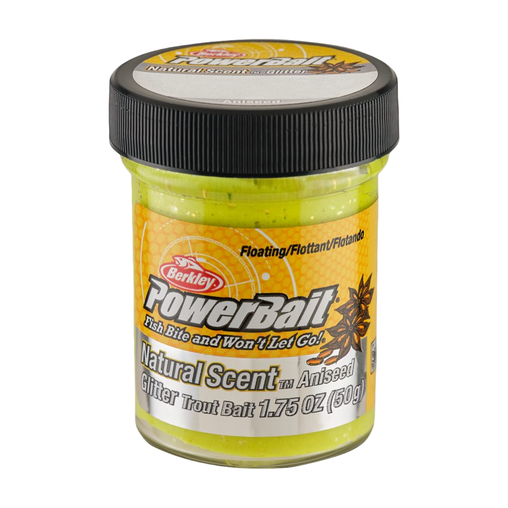 Berkley PowerBait® Natural Glitter Trout Bait Anise/Garlic
