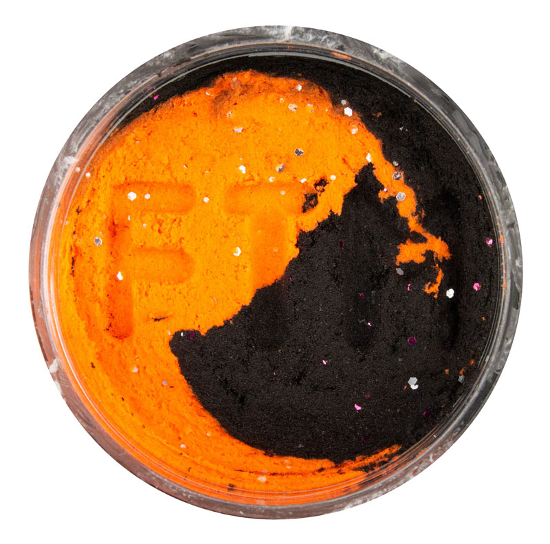 Orange-Schwarz Glitter