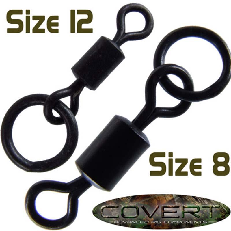 Gardner Covert Flexi-Ring Swivels Size 8 Anti-Glare